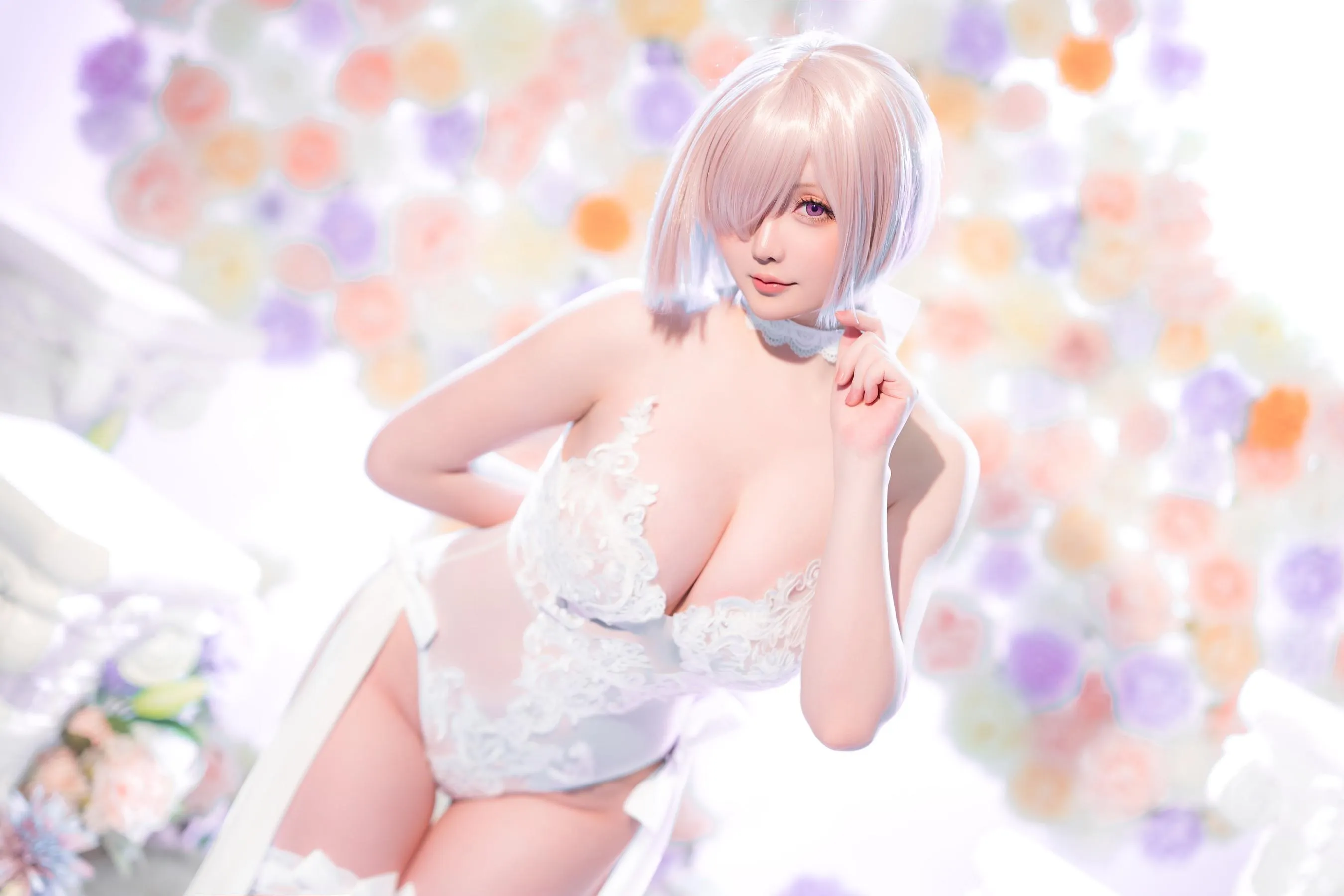 星之迟迟 – NO.141 FGO-玛修同人婚纱 [79P]插图
